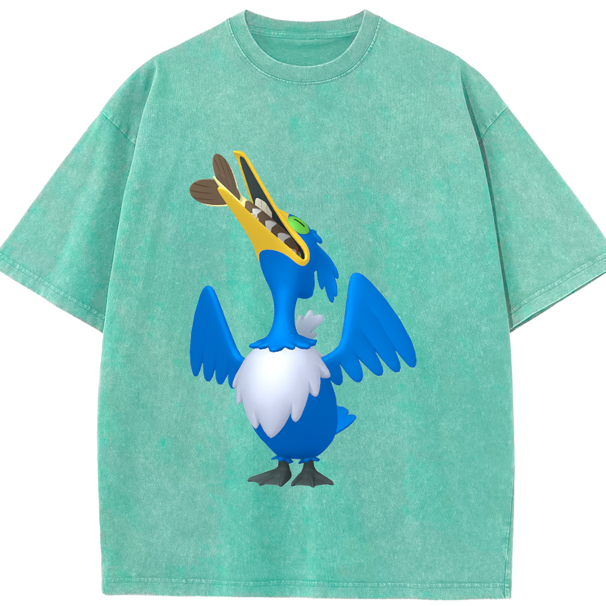 （画像用） ポケットモンスター Pokémon 綿100% ヴィンテージ風 半袖Tシャツ（フロントプリント）
